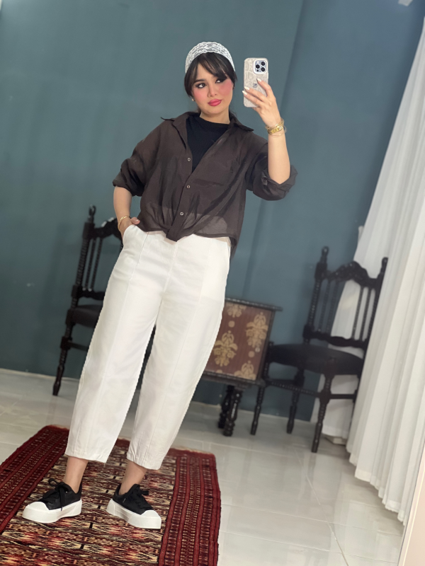 شلوار مام بالونی